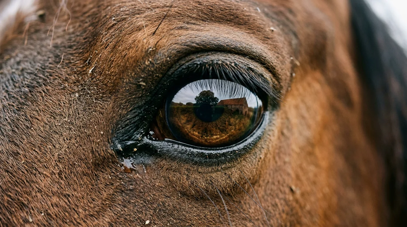 Un regard de cheval, Les Balades à Cheval de Granier, Aime-la-Plagne